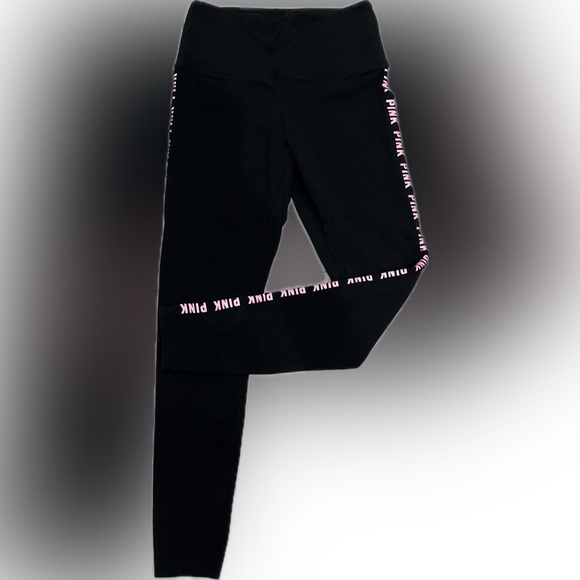 PINK Victoria's Secret Pants - Victoria’s Secret PINK High-Waisted Logo Leggings - Size Medium